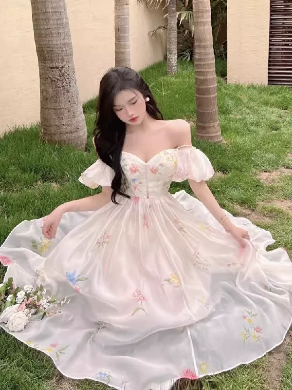 Bonnyshow Off The Shoulder Summer Dress