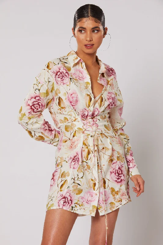 FIORI BUTTON UP DRESS