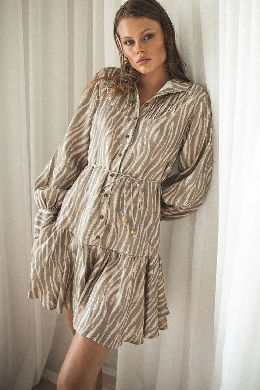INDIAH FRILL DRESS