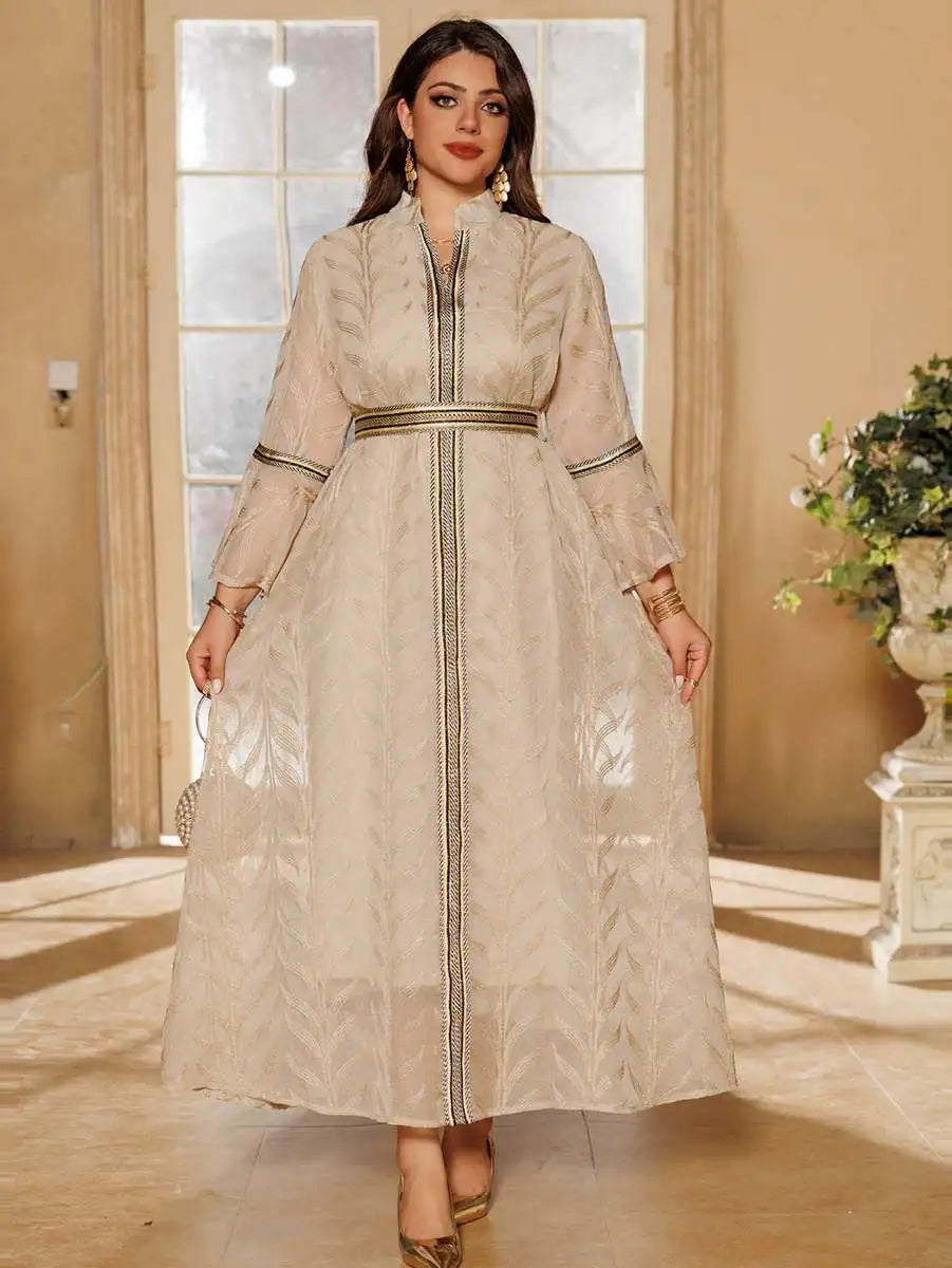 Eid Doris Embroidery Caftan Kaftan Dress