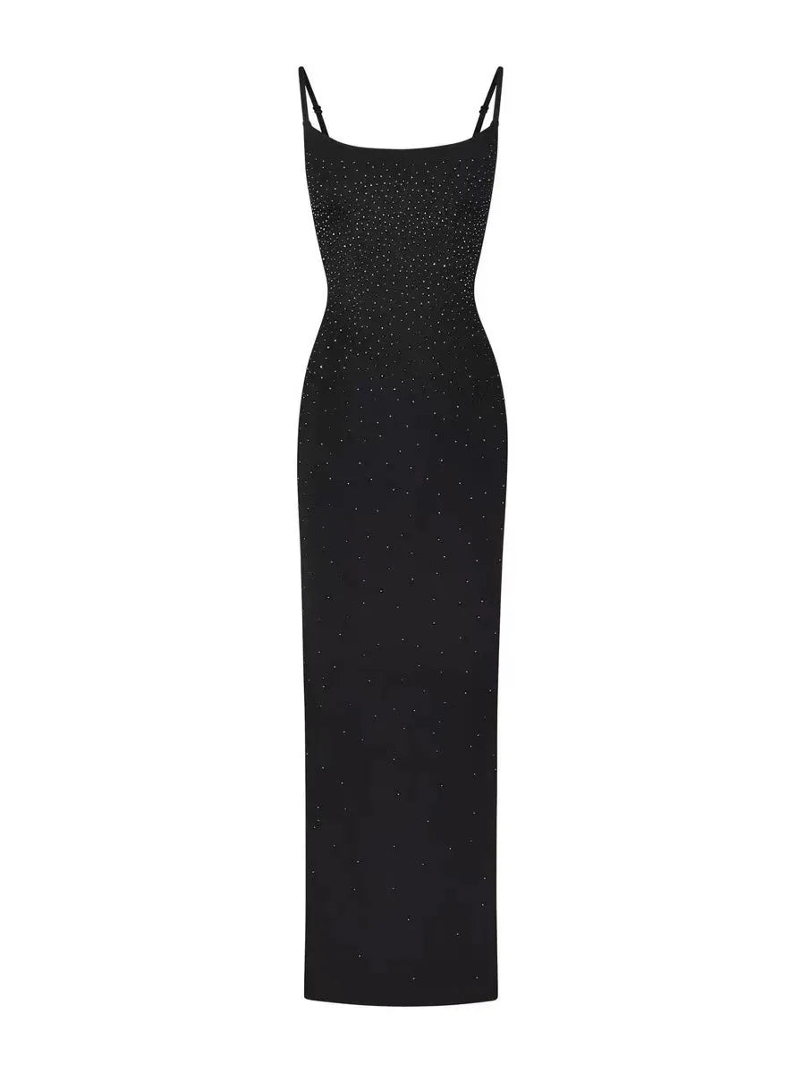 Bonnyshow  kim Dress Sparkle Diamond halter dress