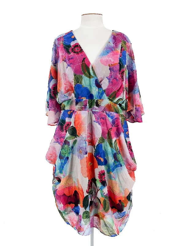 City Chic | Multicoloured Casual/Cocktail Dress | Size 20