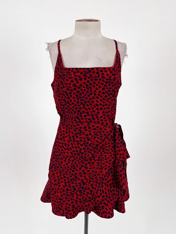 Luvalot | Red Casual Dress | Size 10