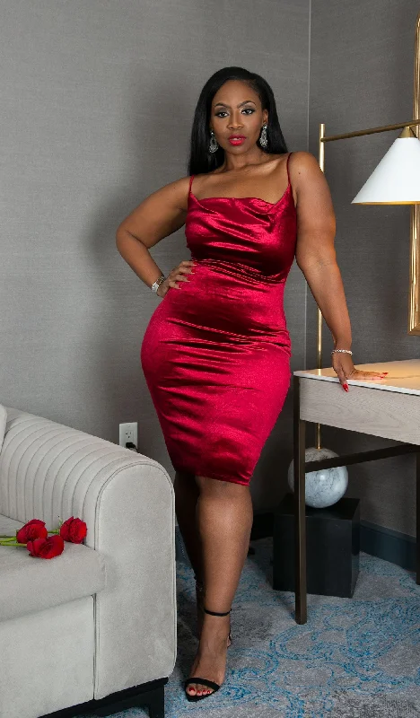 Cupid | Velvet Cami Dress