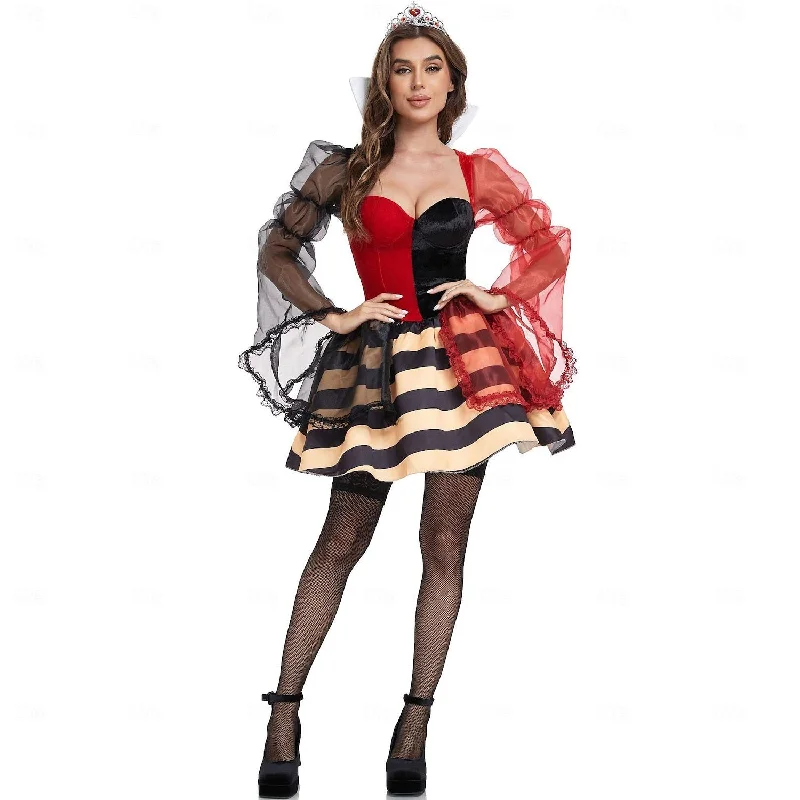 A-Line/Princess Sweetheart Sleeveless Short/Mini Halloween Performance Costumes Dress with Armholes A-Line/Princess Sweetheart Sleeveless Short/Mini Halloween Performance Costumes Dress with Armholes
