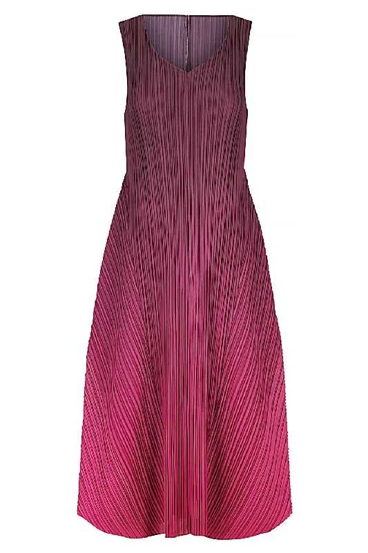 Long Estrella Dress Mulberry Ombre