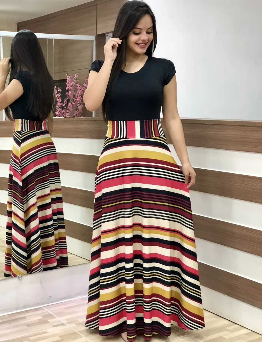 Fast Fashion - Striped Dress - Women's