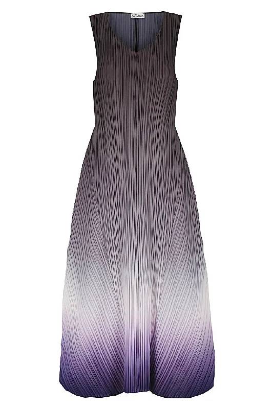 Long Estrella Dress Jet Blanc