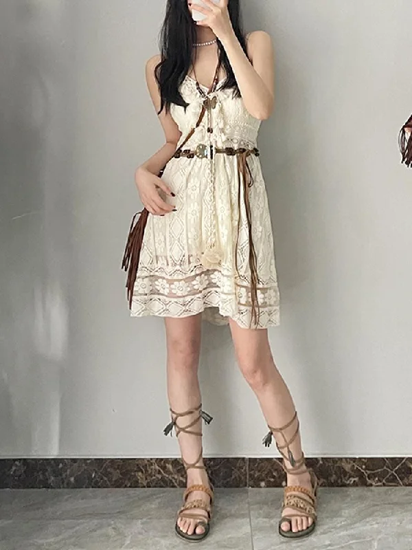 Apricot colored dress