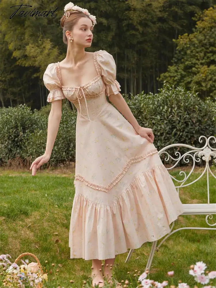 High Quality Women Sleeveless Strap Floral Print Long Dress Holiday Vocation A-line Dress