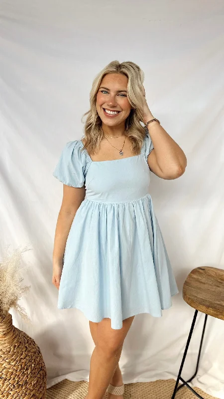 The Skies are Blue Dress