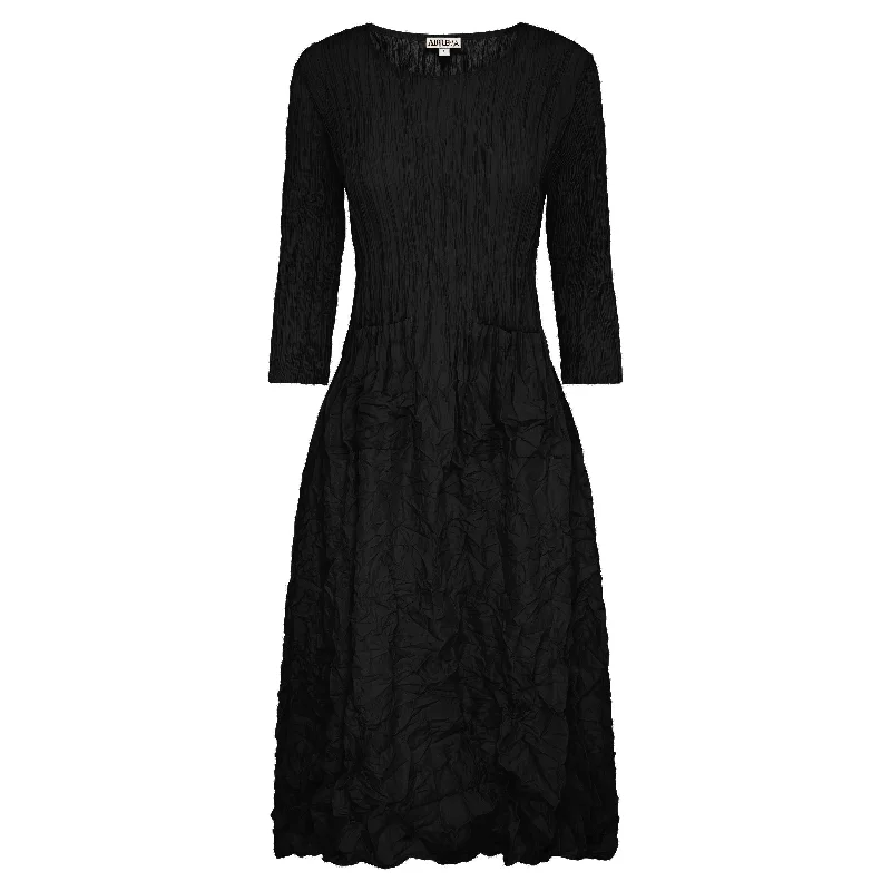 3/4 Sleeve Smash Pocket Dress