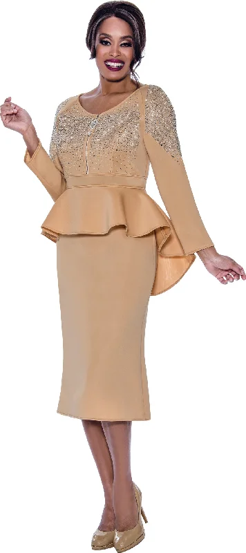 Stellar Looks 1961W Zip Up Scuba PlusSize Dress