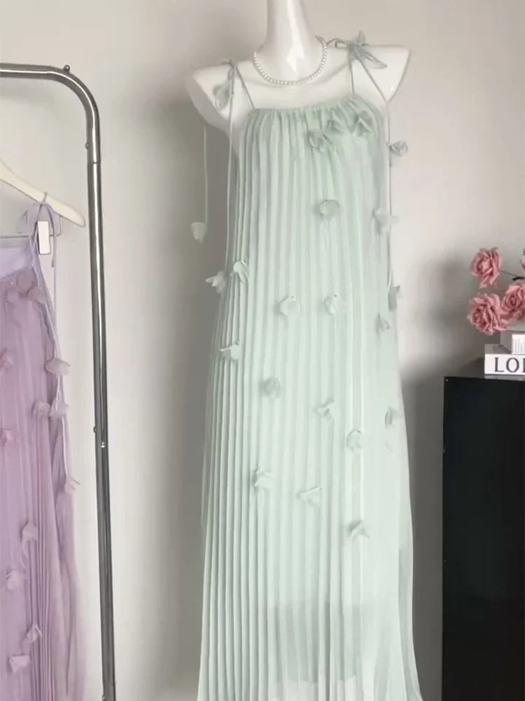 Bonnyshow Woman Chiffon A-Line Dress Gauze Halter Dress Square Neck Spaghetti Strap Off Shoulder Fairy Core Frocks One-Piece Aesthetics Bonnyshow Woman Chiffon A-Line Dress Gauze Halter Dress Square Neck Spaghetti Strap Off Shoulder Fairy Core Frocks One-Piece Aesthetics