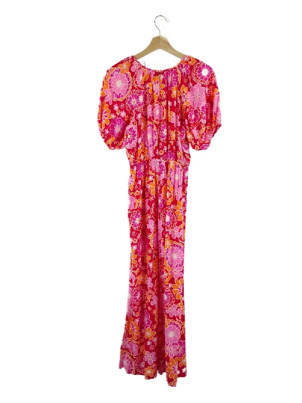 Sportsgirl Pink Floral Dress with Cut Out Front 8