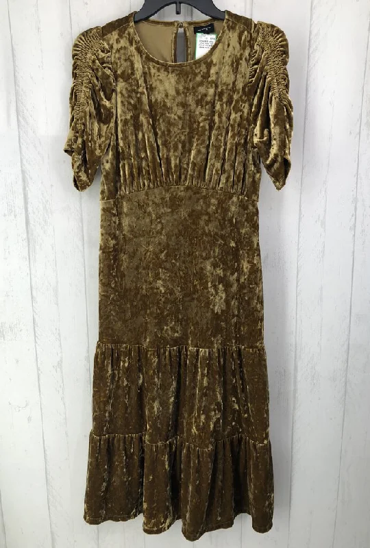 XS Velvet s/s tiered dress