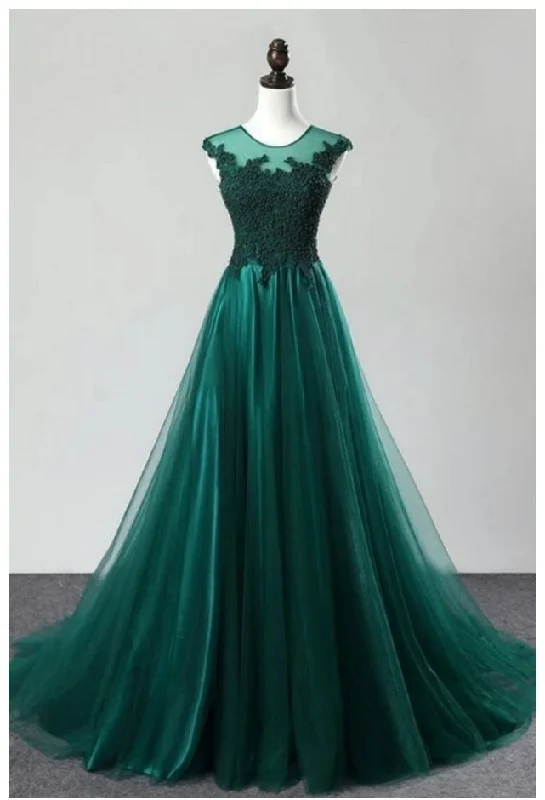 Emerald Green Ball Gown For Prom Sweet 16th Dress
