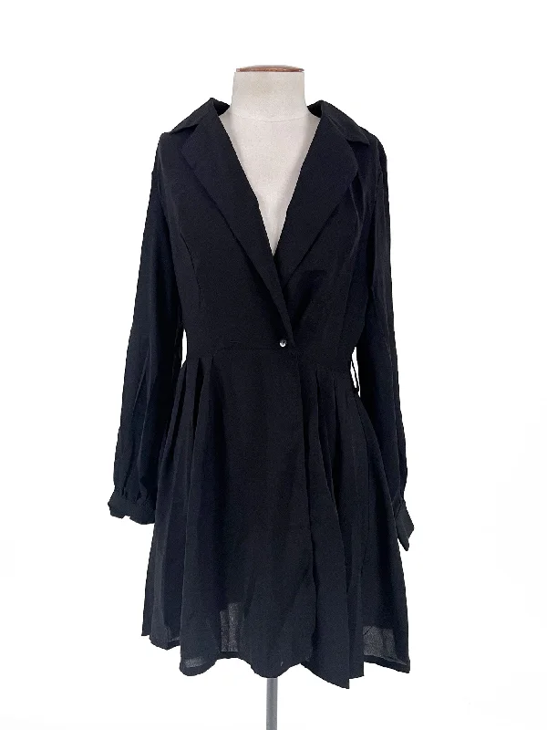 Missguided | Black Casual/Cocktail Dress | Size 8