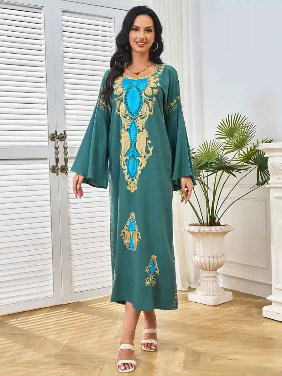 Embroidery Eid Dress Caftan Kaftan Dress #25284