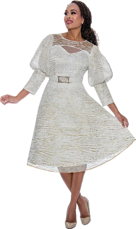 Stellar Looks 600311W Plus Size Belted Print Mesh Dress