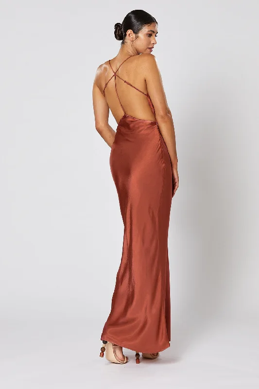 ALMA DRESS COPPER