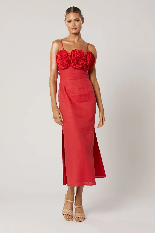 IMARA RUFFLE DRESS