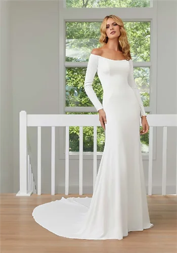 The Other White Dress by Mori Lee 12134LS Plus Size Bridal Gown