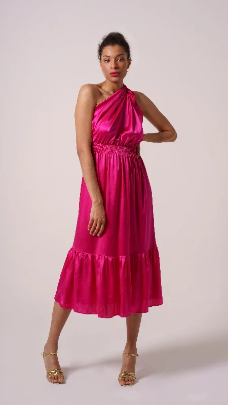 Demi Maxi Silk Dress by Monica Nera
