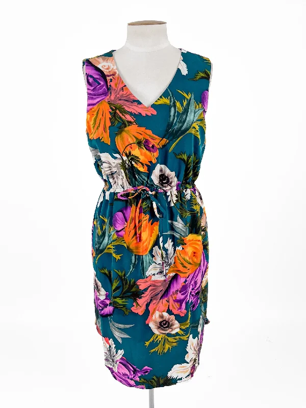 Charlo | Multicoloured Casual/Workwear Dress | Size 12