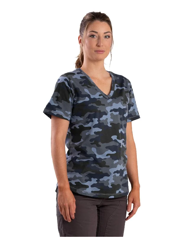 Berne Womens Performance V-Neck Chicken Print Cotton Blend S/S T-Shirt Plaid T-Shirt Polka Dot Checkered Berne Womens Performance V-Neck Chicken Print Cotton Blend S/S T-Shirt Plaid T-Shirt Polka Dot Checkered