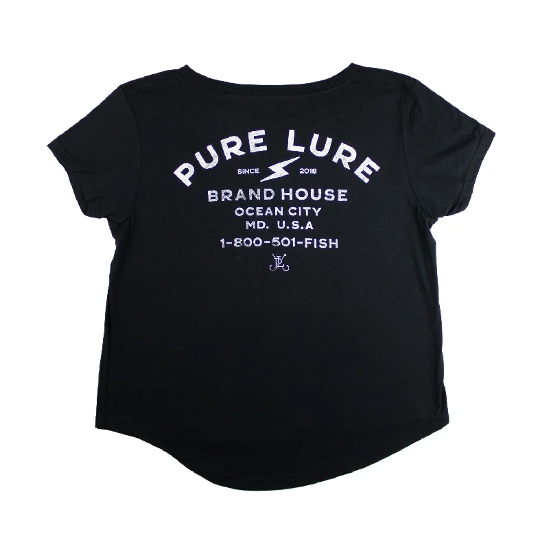 Brand House Women's T-Shirt Faux Fur Fabric Real Fur Fabric Shearling Fabric