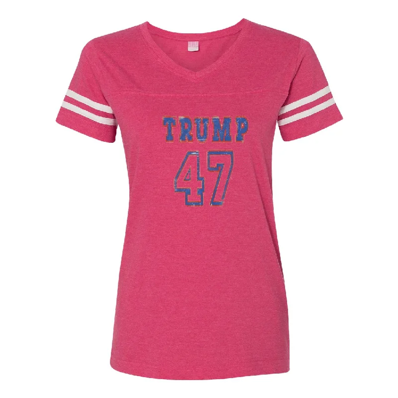 Vintage Hot Pink/ White