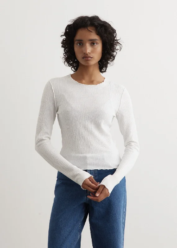 Pia Long Sleeve T-Shirt Fleece Nylon Spandex