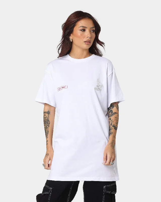 Saint Morta Doves Vintage T-Shirt White Anti-Pilling Machine Wash Handmade