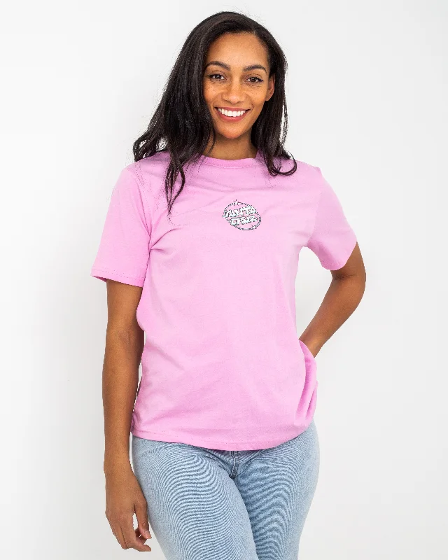 Glint T-Shirt in Fondant Pink Terry Blend Velvet Blend Canvas Blend
