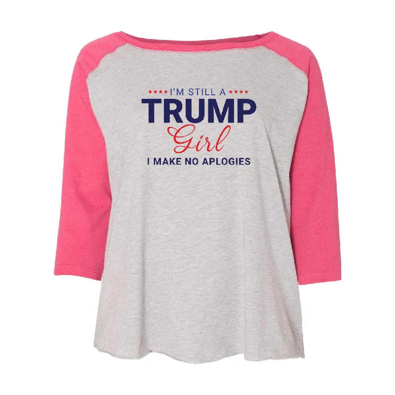 Trump Girl Sport T-Shirt Curvy Girl Collection Women's Baseball Tee Sequined Glittery Shiny Trump Girl Sport T-Shirt Curvy Girl Collection Women's Baseball Tee Sequined Glittery Shiny