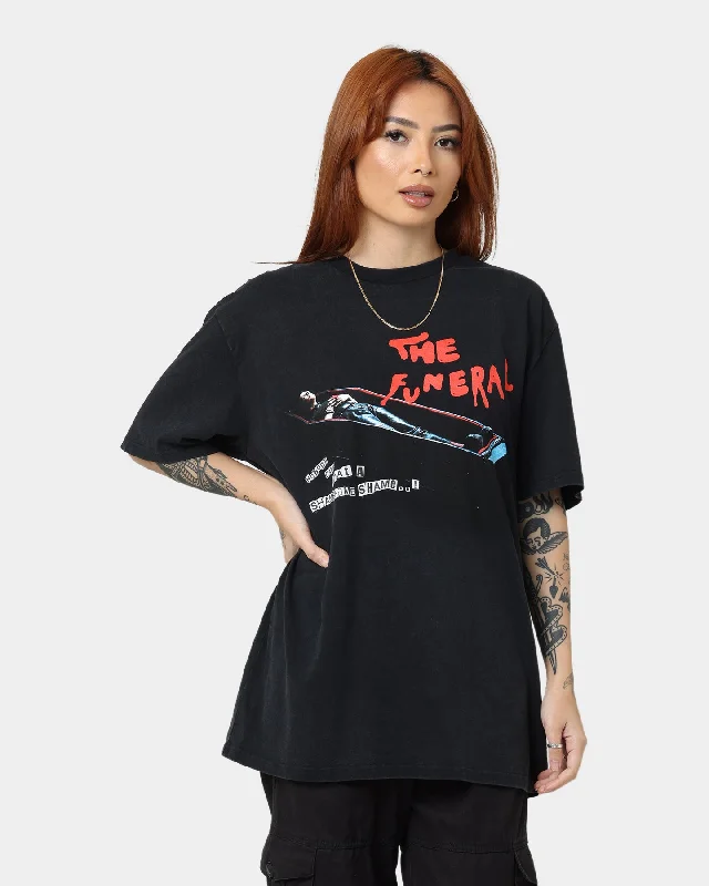 YUNGBLUD Universal Music X YUNGBLUD The Funeral Vintage T-Shirt Washed Black Machine Wash Dry Clean Hand Wash YUNGBLUD Universal Music X YUNGBLUD The Funeral Vintage T-Shirt Washed Black Machine Wash Dry Clean Hand Wash