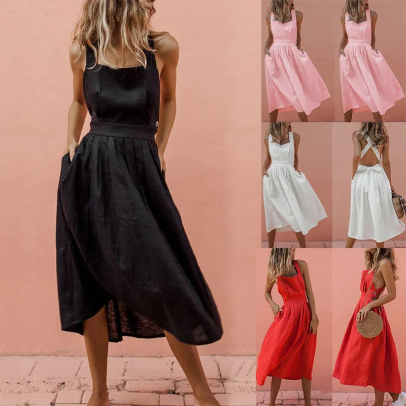 Buttoned Waist Dress Tunics Bridal satin