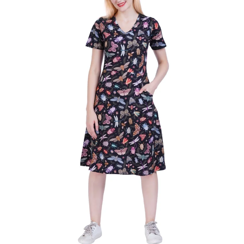 Doodle Bugs A-Line Dress (With Waist Seam) Tunics Leisure comfortable