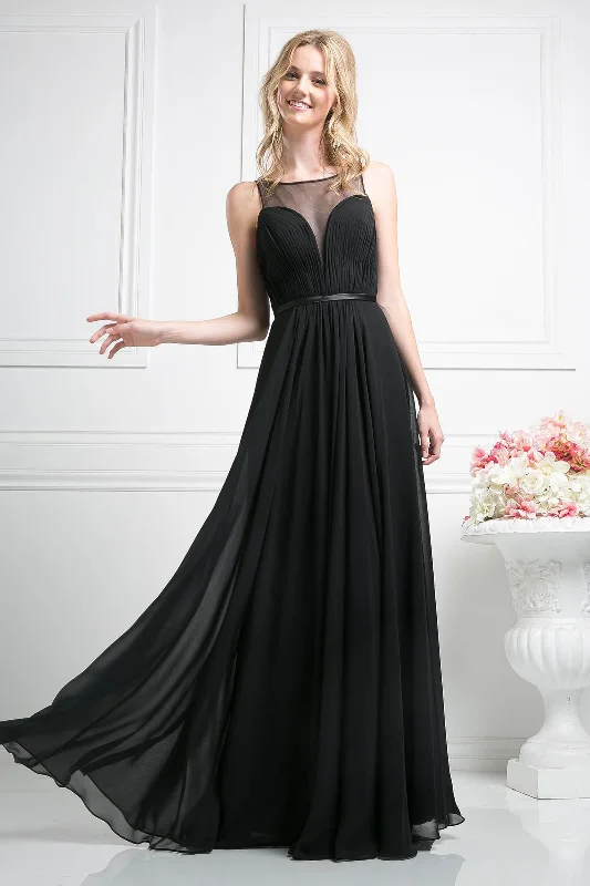 Cinderella Divine CD7458 Long Chiffon Empire Waist Formal Prom Dress Tunics Essential wardrobe Cinderella Divine CD7458 Long Chiffon Empire Waist Formal Prom Dress Tunics Essential wardrobe