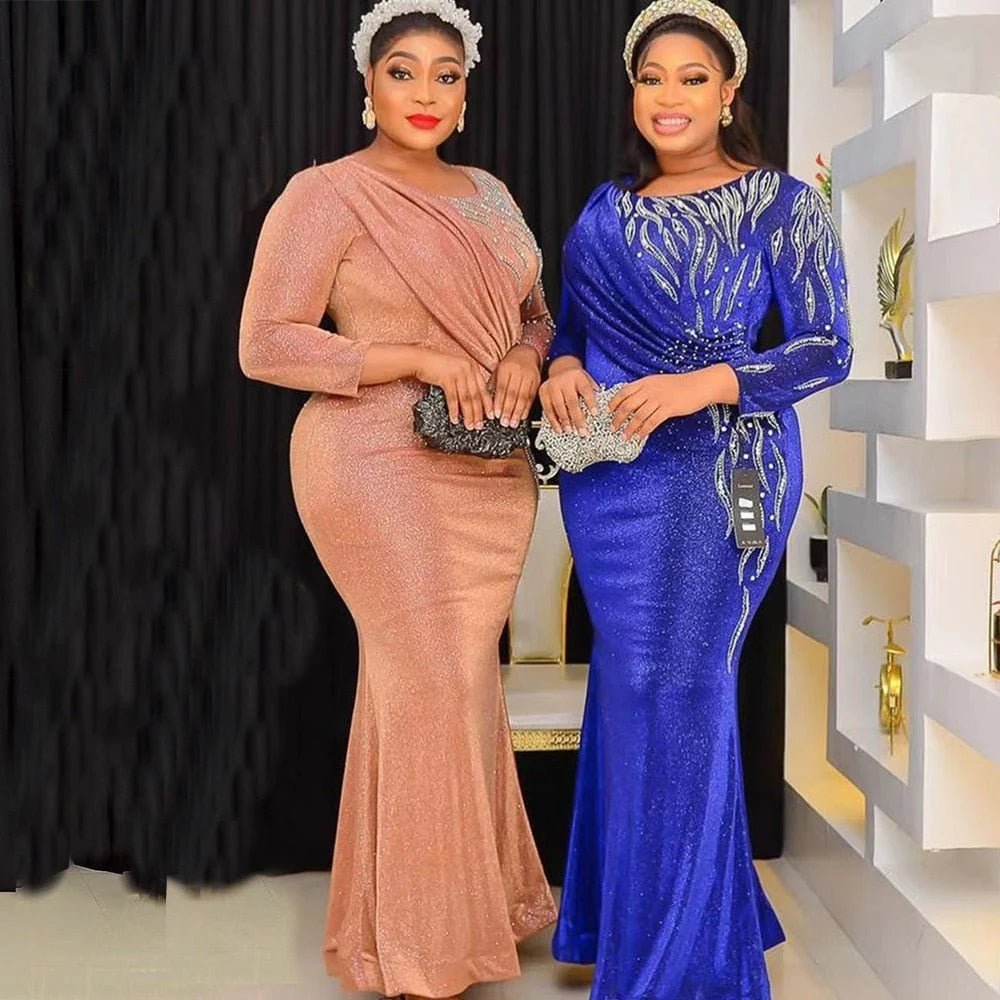 Elegant Plus Size African Evening Gowns Long Dresses for Weddings and Parties Clothing Details Tunics Trousers formal Elegant Plus Size African Evening Gowns Long Dresses for Weddings and Parties Clothing Details Tunics Trousers formal