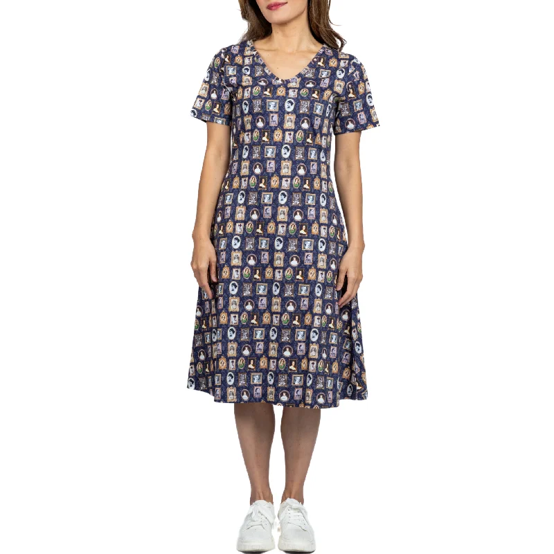 Women Authors A-Line Dress (No Waist Seam) Tunics Winter warm