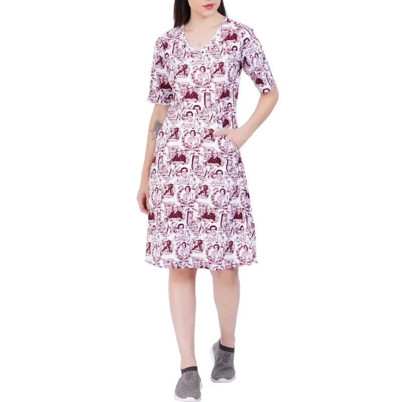 Women in Technology A-Line Dress (With Waist Seam) Tunics Occasion special