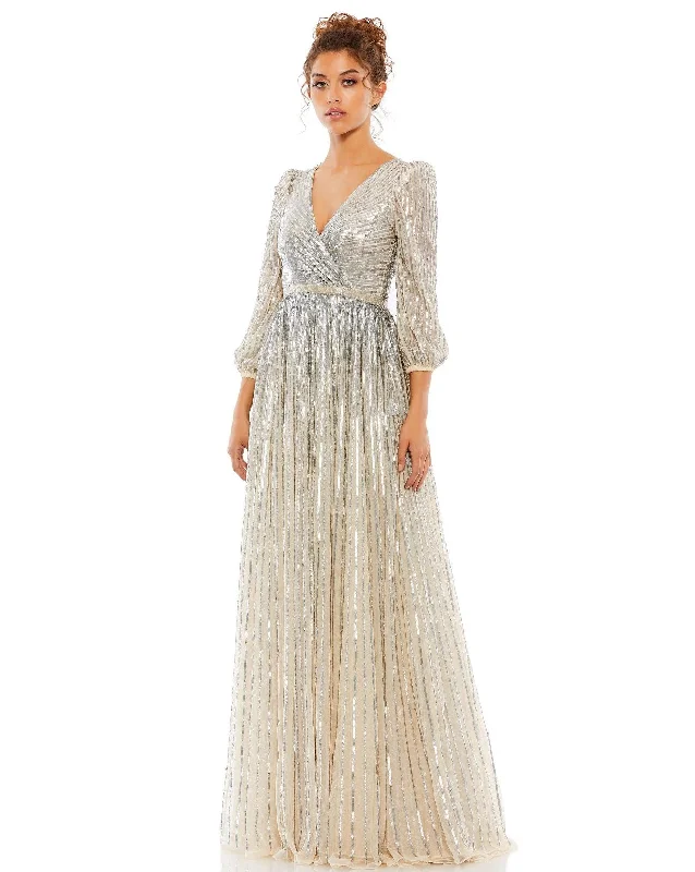 Mac Duggal 5509 Mother of the Bride Long Dress Tunics Practical easy-care