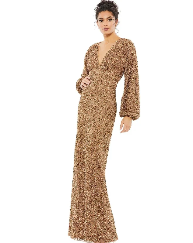 Mac Duggal Mother of the Bride Long Dress Sale Bodycon Club Sequined