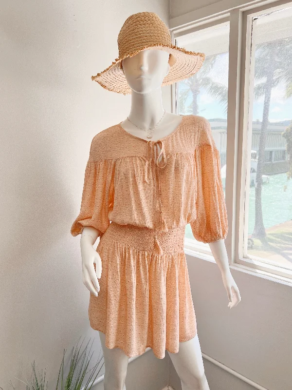 Peasant Smock Waist Dress (FINAL SALE) Tunics Handmade artisanal