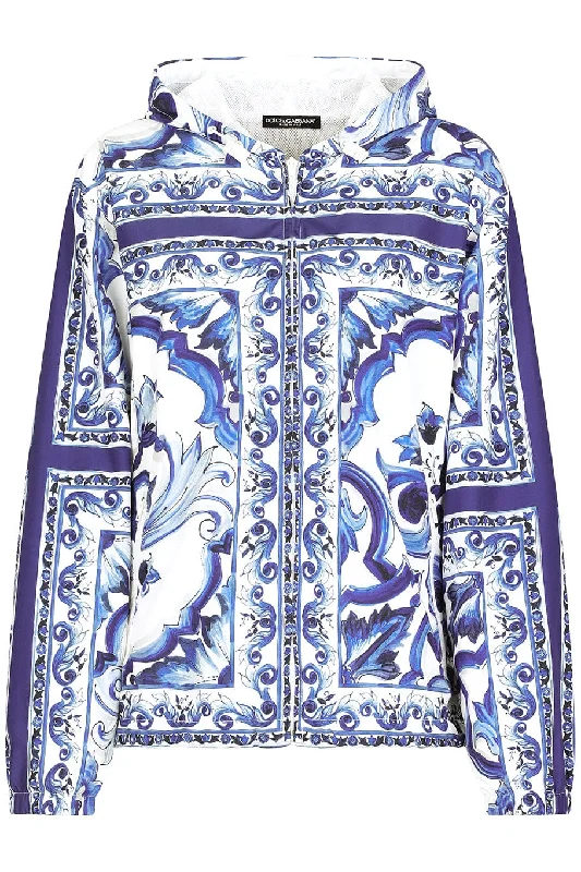 Hooded Jacket With Drawstring Cotton Fabric Linen Fabric Terry Fabric
