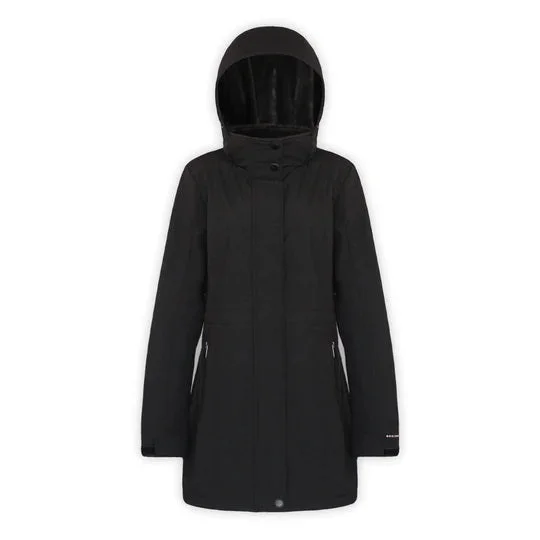 'Boulder Gear' Women's Cascade Softshell WP Jacket - Black Stand-Up Collar Roll-Neck Collar Turtle Neck 'Boulder Gear' Women's Cascade Softshell WP Jacket - Black Stand-Up Collar Roll-Neck Collar Turtle Neck
