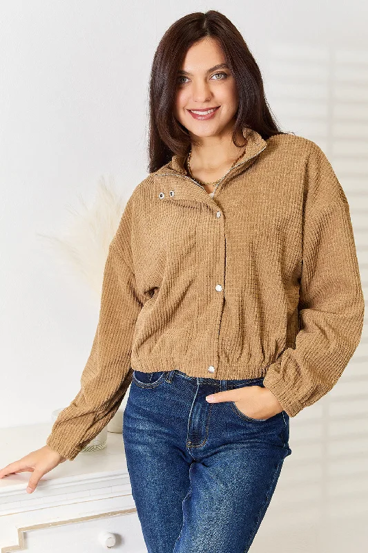 Perfee Long Sleeve Dropped Shoulder Jacket Appliqued Jacket Beaded Jacket Sequined Jacket Perfee Long Sleeve Dropped Shoulder Jacket Appliqued Jacket Beaded Jacket Sequined Jacket