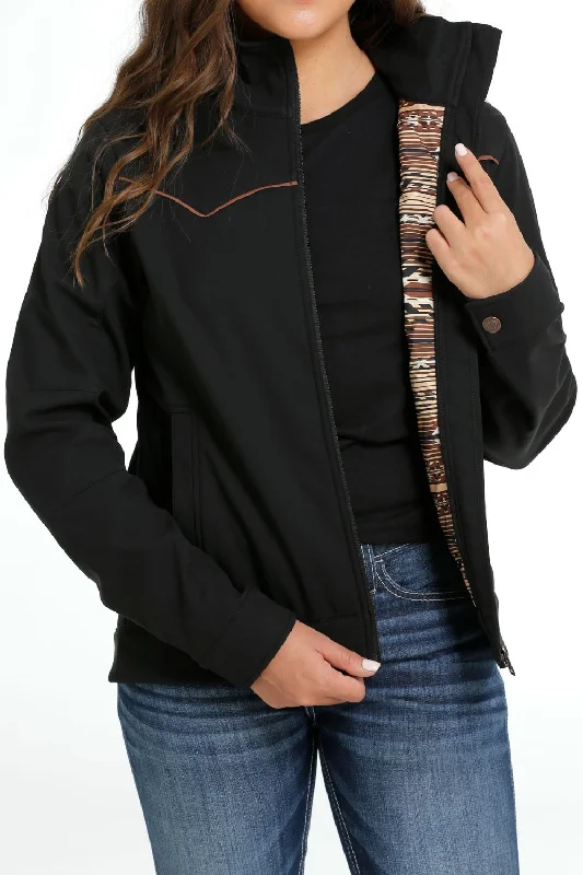 'Cinch' Women's Western Bonded Concealed Carry Jacket - Black Lace Jacket Ribbed Jacket Sequined Jacket 'Cinch' Women's Western Bonded Concealed Carry Jacket - Black Lace Jacket Ribbed Jacket Sequined Jacket